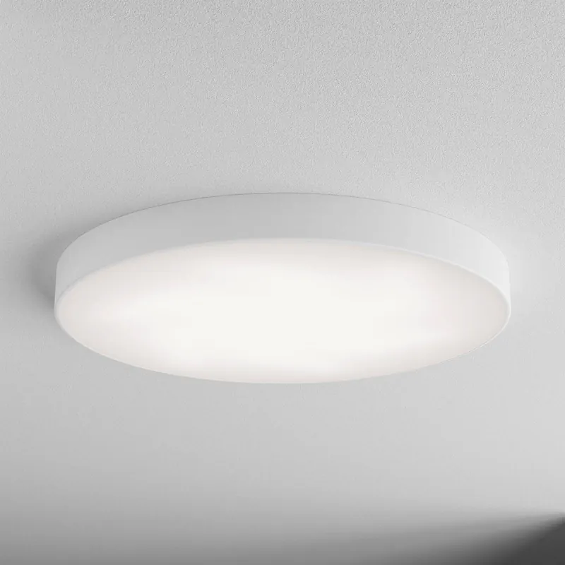Lampa sufitowa Cleo, Ø 78 cm, IP20, biały, metal, E27