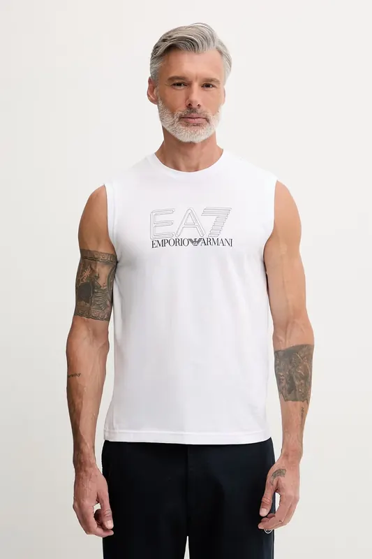 EA7 Emporio Armani top męski bawełniany
