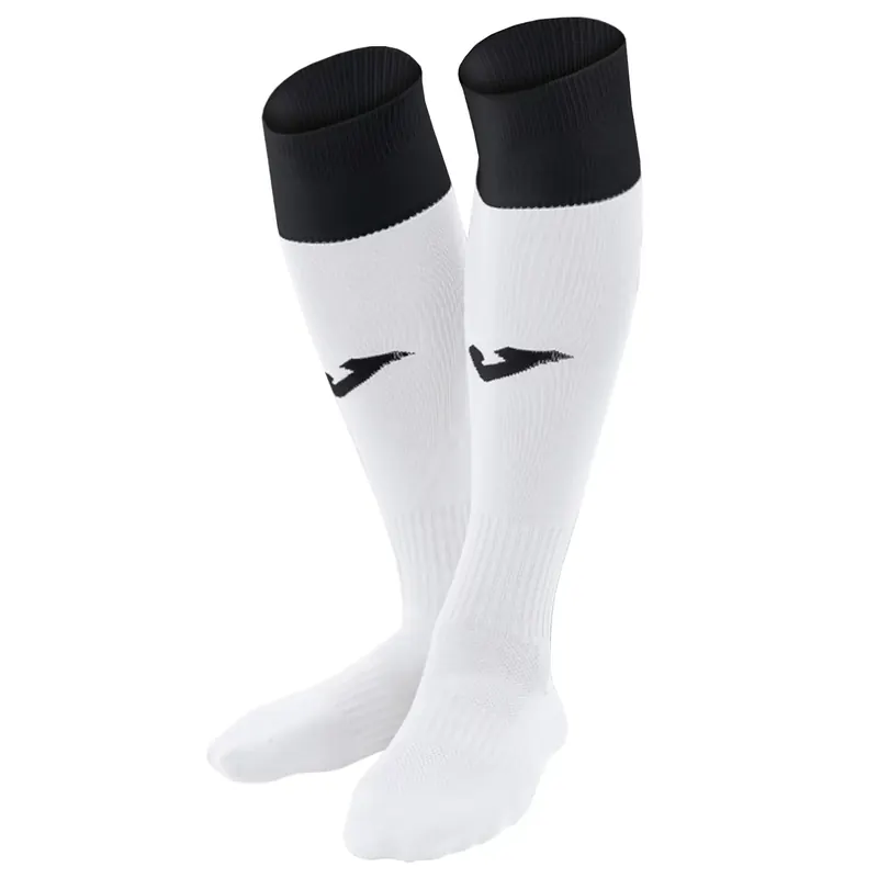 Joma Calcio 24 Football Socks 400022-200, Unisex, Białe, getry piłkarskie, poliamid, rozmiar: L