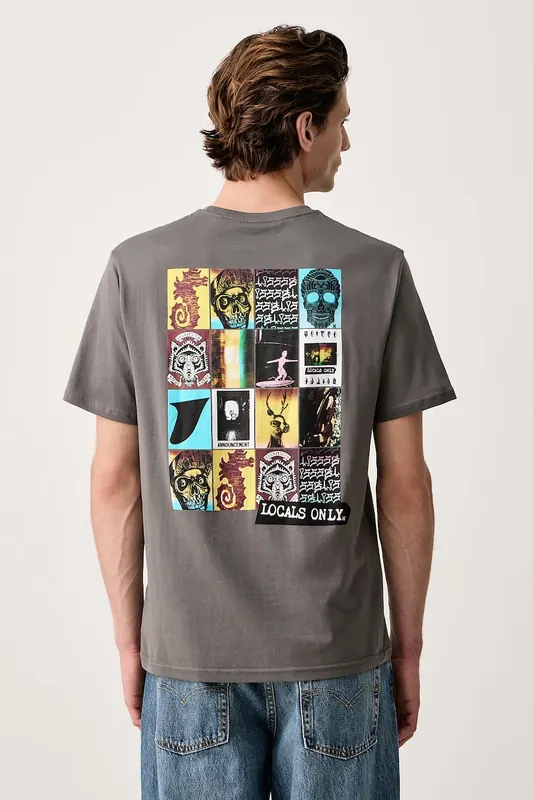 Hurley T-shirt męski bawełniany Printing Press Preserv