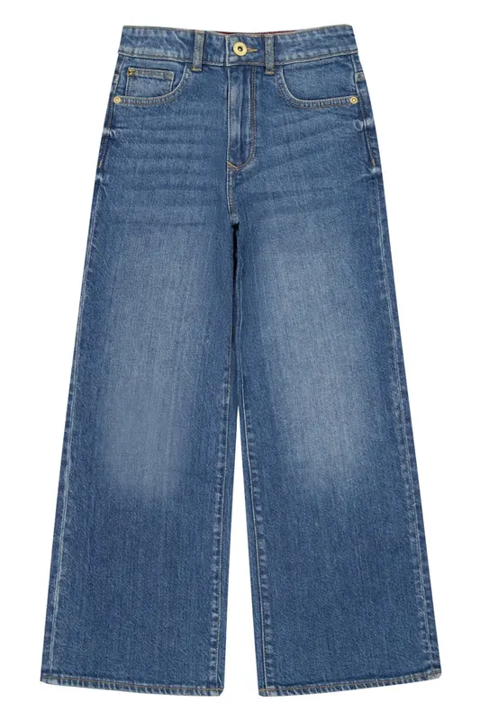 Vingino Girls Cherry Jeans Mid Blue Wash Maat: 5 | Spijkerbroeken Outlet | kids | Blauw