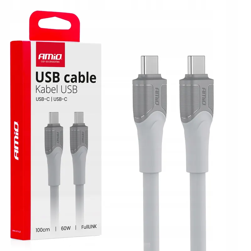 Kabel do ładowania Usb-a Usb-c 60W 100cm FullLINK transmisja danych