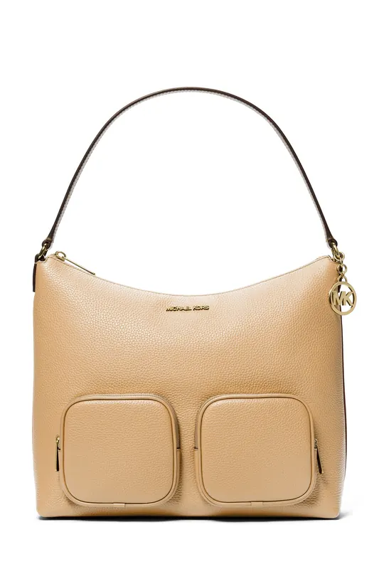 Michael Kors Large Cargo Shoulder Camel Maat: OS | Handtassen Outlet | Dames | Beige