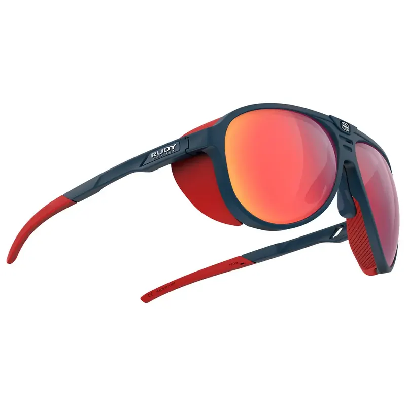 Okulary Rudy Project STARDASH BLUE NAVY MATTE - Multilaser Red (one size)