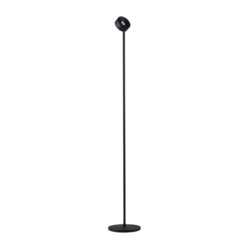 Metalowa lampa stojąca LED z elastyczną konstrukcją/ze ściemniaczem w kolorze matowej czerni (wysokość 121 cm) Irida – Nova Luce