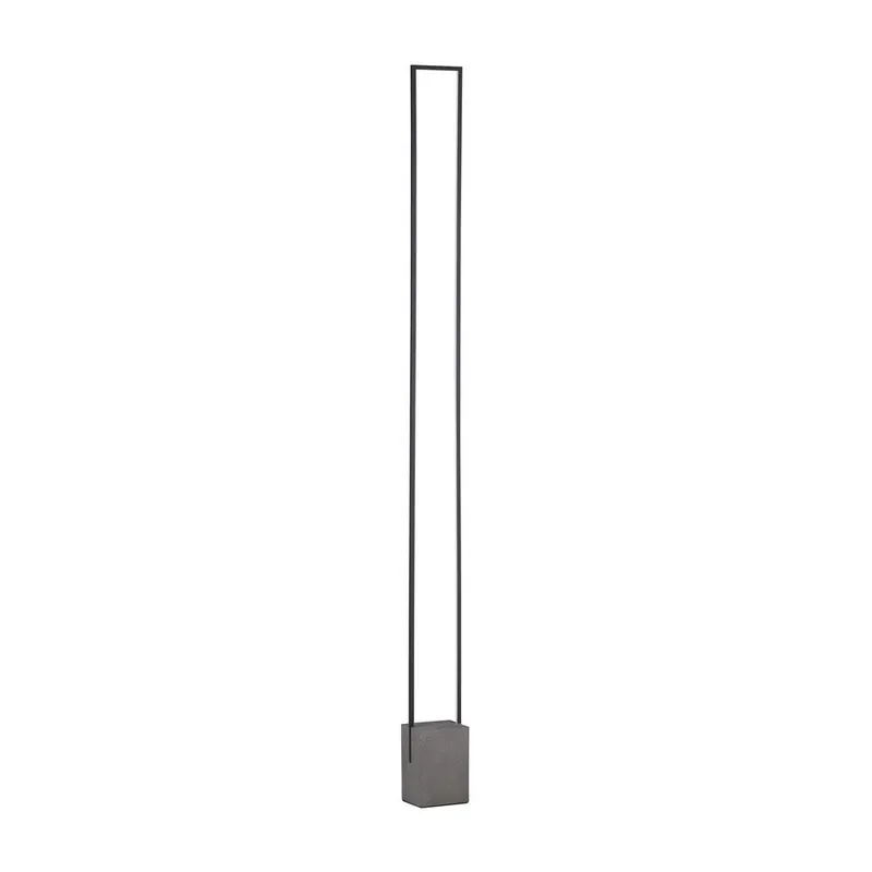 Czarna lampa stojąca LED (wysokość 161 cm) Lithos – Nova Luce