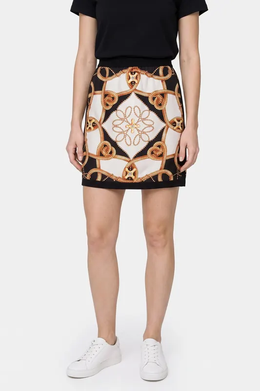 Moschino Knitted Skirt Black Maat: 40 | Mini Rokken Outlet | Dames | Zwart
