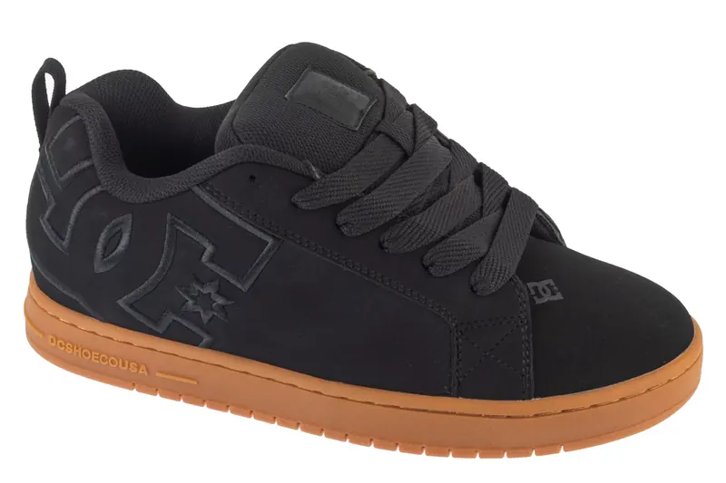 DC Shoes Court Graffik DC300529-BGM, Męskie, Czarne, buty sneakers, nubuk, rozmiar: 41