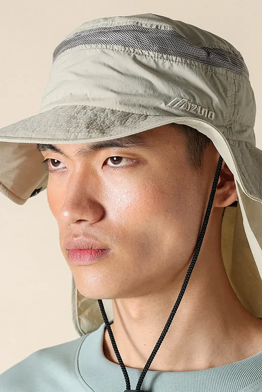 Mizuno Unisex Sl Sunshade Hat Spray Beige Maat: OS | Sport Petten Outlet | Unisex | Beige