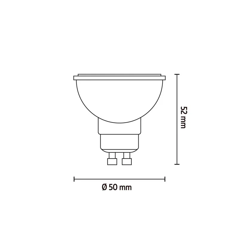 Reflektor LED Calex Smart GU10 4,9W CCT RGB