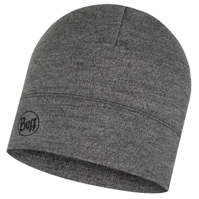 Buff Merino Midweight Hat Beanie 1180079331000, Unisex, Szare, czapki, Merino, rozmiar: One size