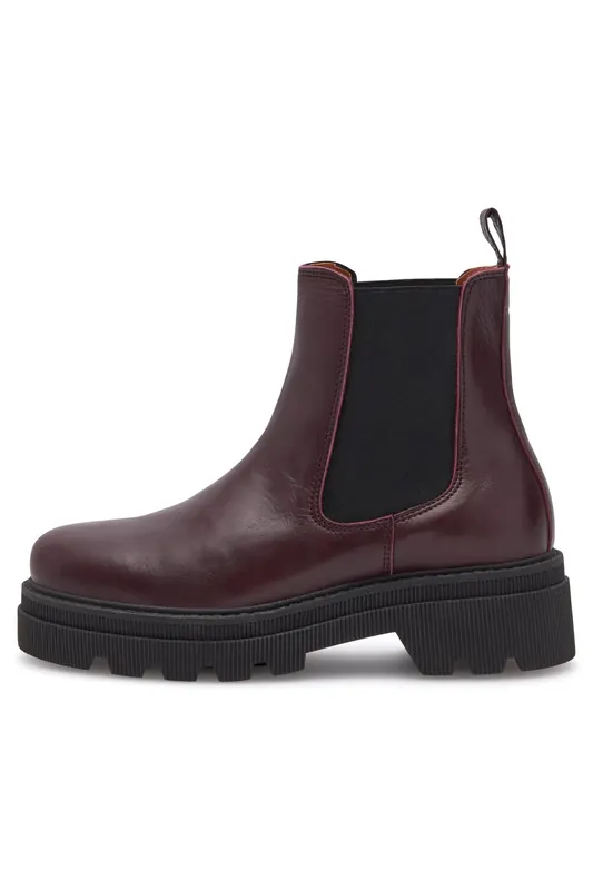 Woden Sanna Chelsea L Cherry Maat: 41 | Laarzen Outlet | Dames