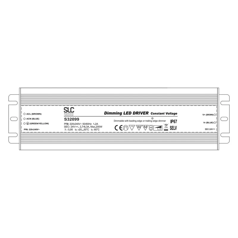 Sterownik SLC CV 24W 200W PWM IP67