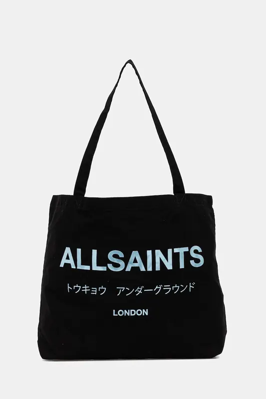 AllSaints torba bawełniana 38 x 35 x 12 cm