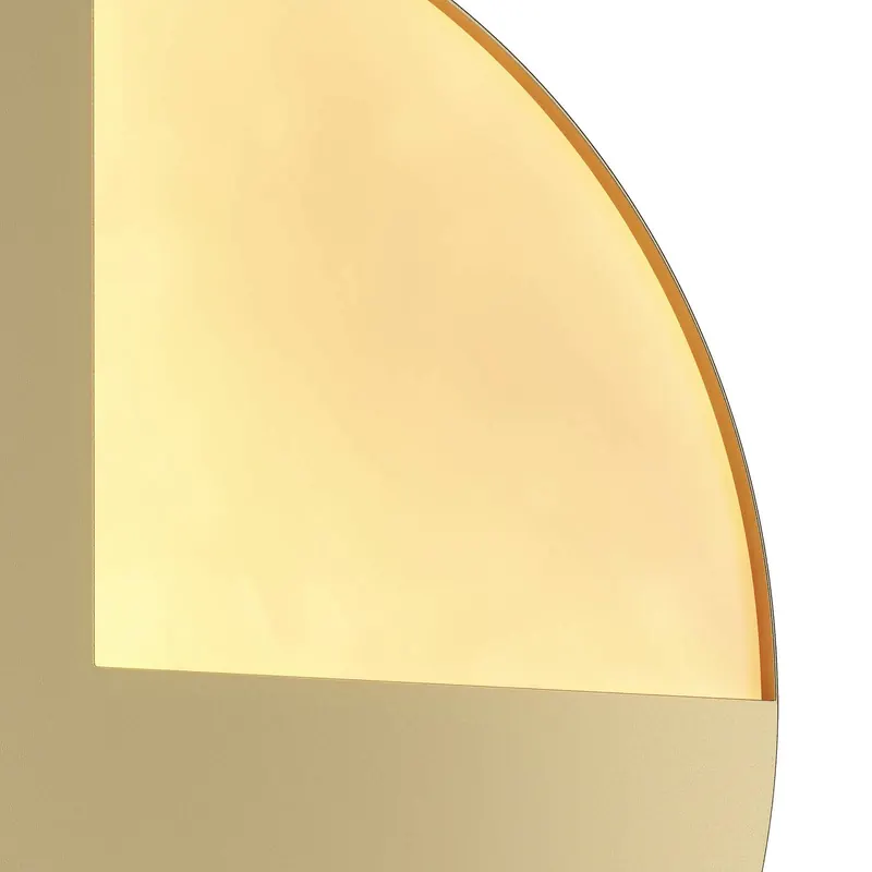 Maytoni Jupiter kinkiet LED, złoty, Ø 25 cm