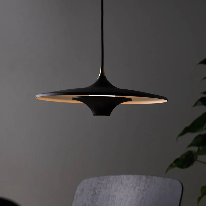LOOM DESIGN żyrandol LED Moja, Ø 35 cm, czarna