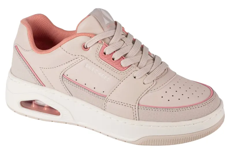 Skechers Uno Court - Courted Style 177710-NTCL, Damskie, Białe, buty sneakers, skóra syntetyczna, rozmiar: 38