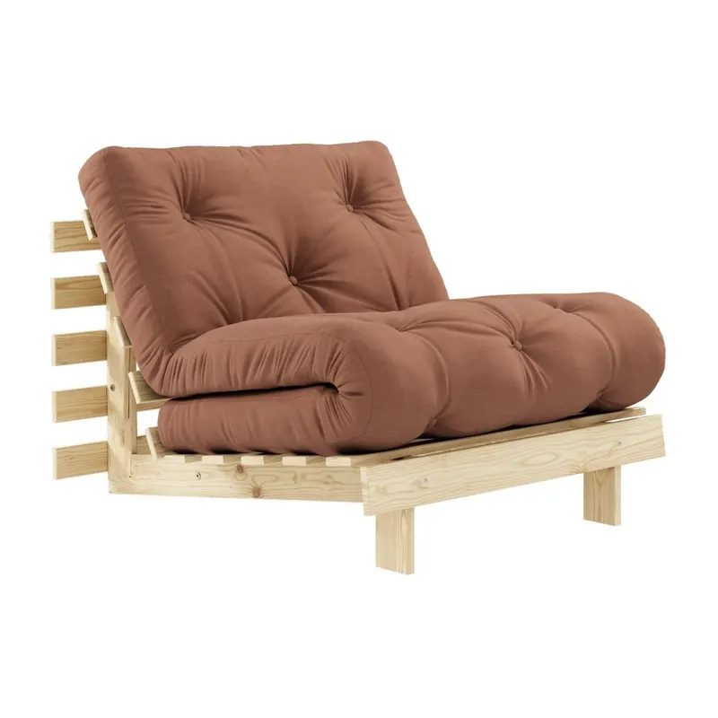 Fotel wielofunkcyjny Karup Design Roots Raw/Clay Brown