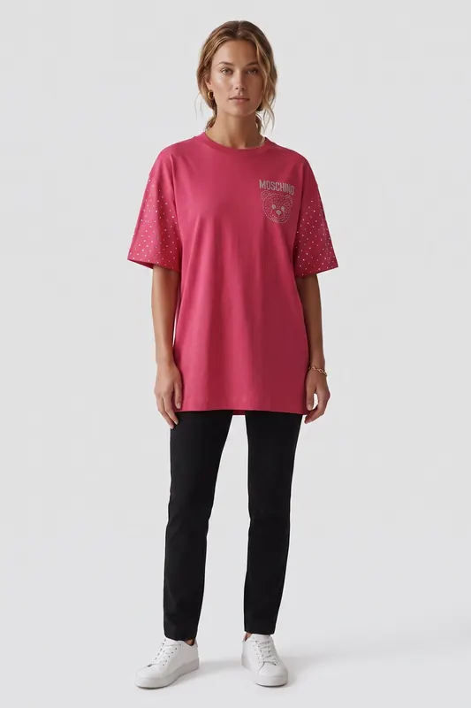 Moschino Dress Pink Maat: 42 | Blousejurken Outlet | Dames | Roze
