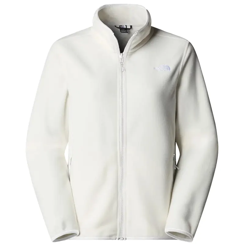 The North Face W Glacier Fleece Jackets NF0A8D2FQLI1, Damskie, Białe, polary, poliester, rozmiar: L
