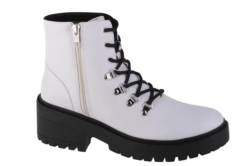 Skechers Teen Spirit - Weekend Best 49058-WHT, Damskie, Białe, trapery, skóra syntetyczna, rozmiar: 36,5