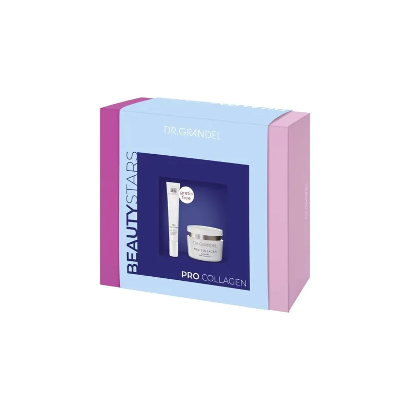 Dr. Grandel Zestaw upominkowy Pro Collagen anti-age ujędrniający krem do twarzy 50 ml + ujędrniający krem pod oczy 20 ml