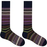 Paul Smith Sock Gavin Stripe Navy Maat: OS | Sokken Outlet | Heren | Blauw