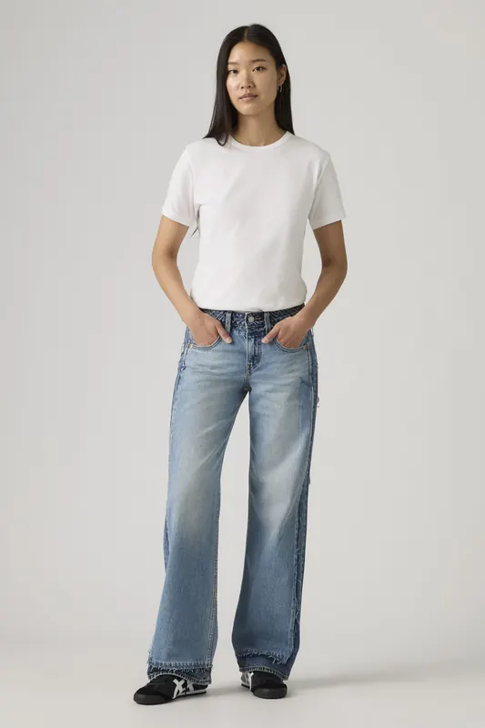 Levi's Low Loose Decon Jeans Maat: W29L34 | Wijde Broeken Outlet | Dames | Blauw