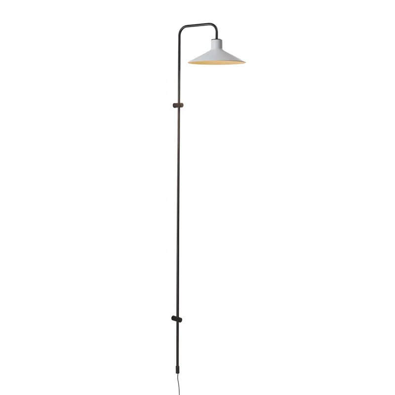 Lampa ścienna Bover Platet A/05, czarny/szary, 142 cm, E14