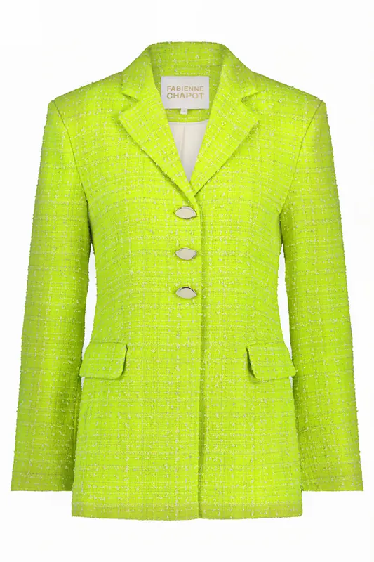 Fabienne Chapot Cher Blazer Lovely Lime Maat: 38 | Blazers Outlet | Dames | Groen