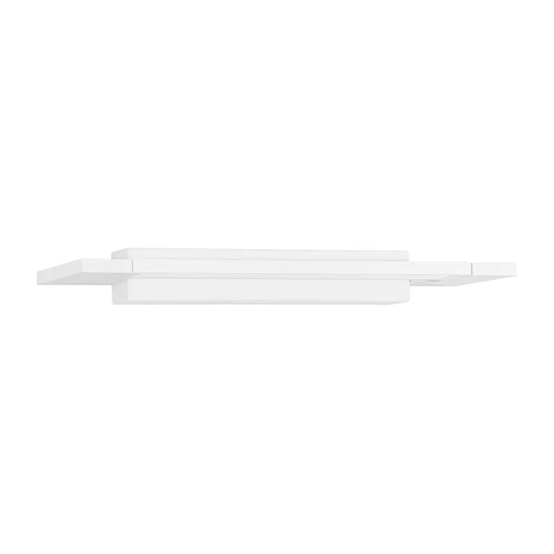 Aluminiowy kinkiet LED w matowym białym kolorze Livo – Nova Luce