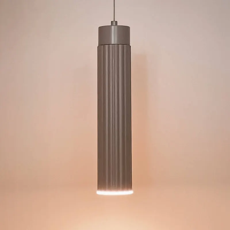 Lampa wisząca LED na akumulatorze „Hang”, beżowa, z tworzywa sztucznego,