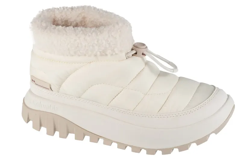 Columbia Snowtrot Shorty 2075121125, Damskie, Białe, buty zimowe, nylon, rozmiar: 41
