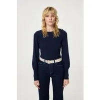 Fabienne Chapot Lillian Pullover After Midnight Blue Maat: S | Sweaters Outlet | Dames | Blauw
