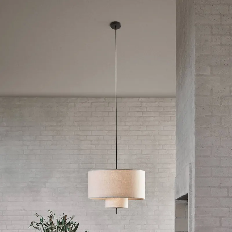 New Works Margin lampa wisząca tekstylna Ø 48 cm