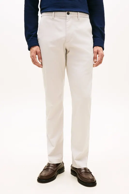 Tommy Hilfiger Denton Printed Chino October Grey Maat: W32L28 | Chino's Outlet | Heren | Grijs