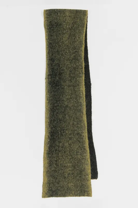 Paul Smith Men Scarf Mohair Rib Olive Green Maat: OS | Handschoenen Outlet | Heren | Groen