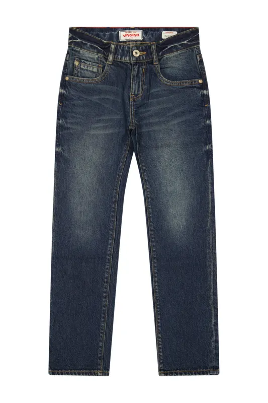 Vingino Boys Bruno Jeans Tinted Mid Blue Maat: 12 | Spijkerbroeken Outlet | kids | Blauw