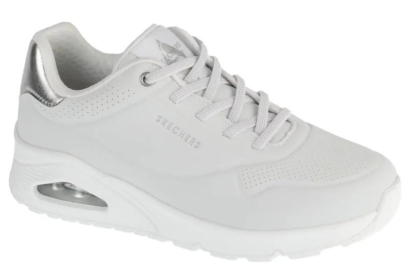 Skechers Uno-Shimmer Away 155196-WSL, Damskie, Białe, buty sneakers, skóra syntetyczna, rozmiar: 41