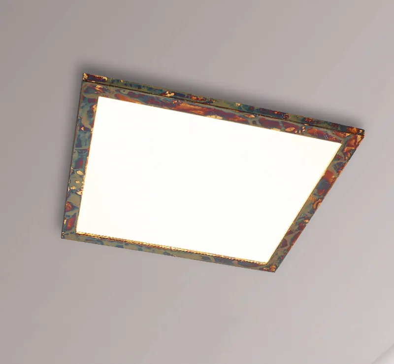 Panel LED Quitani Aurinor, kolor złoty, 68 cm
