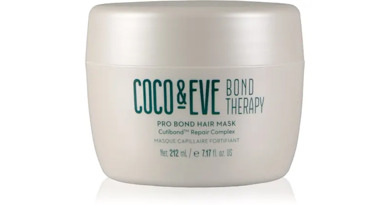 Coco & Eve Bond Therapy Pro Bond Mask maschera regenerująca i wzmacniająca maska do włosów zniszczonych, poddanych zabiegom chemicznym 212 ml