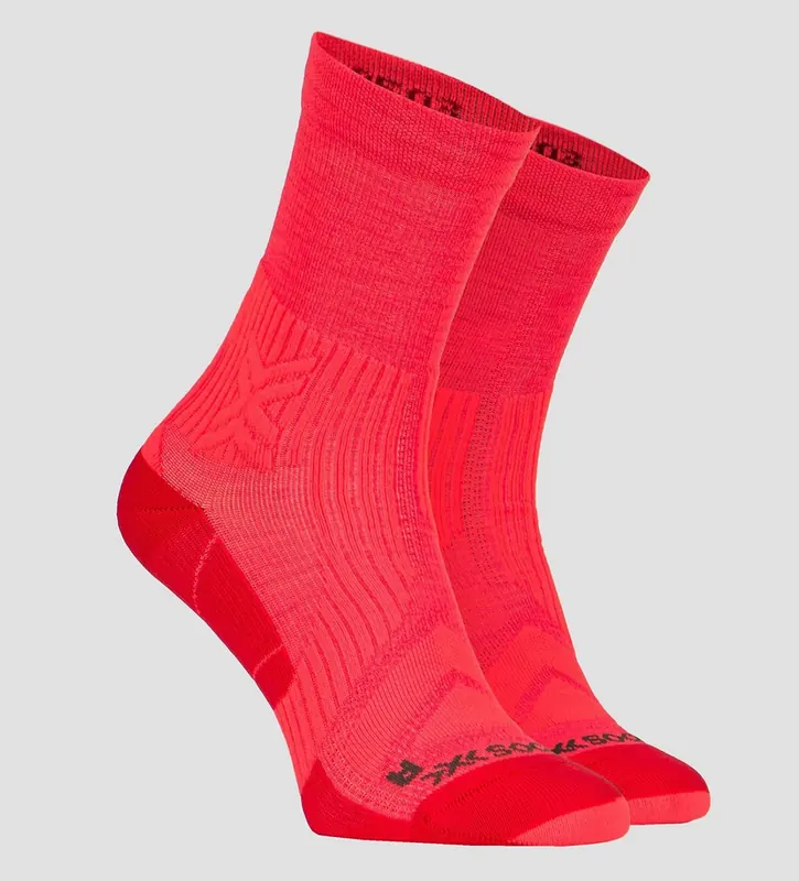 Skarpety X-Socks BIKE EXPERT MERINO CREW pomarańczowe (42/44)