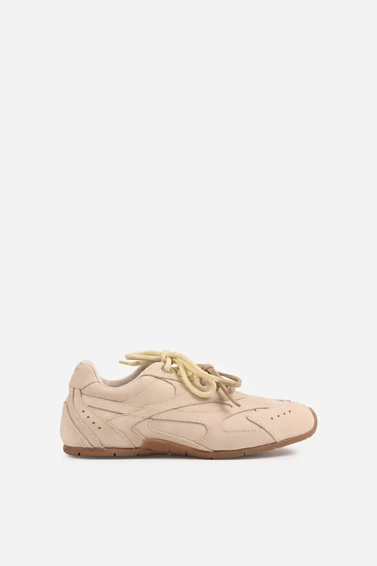 Bronx Myr-aa Sneaker Vanilla Maat: 38 | Trainingsschoenen Outlet | Dames | Beige