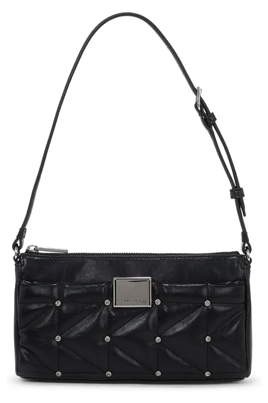 Karl Lagerfeld K/kuilt Small Shoulder Bag Black-nickel Maat: OS | Handtassen Outlet | Dames | Zwart