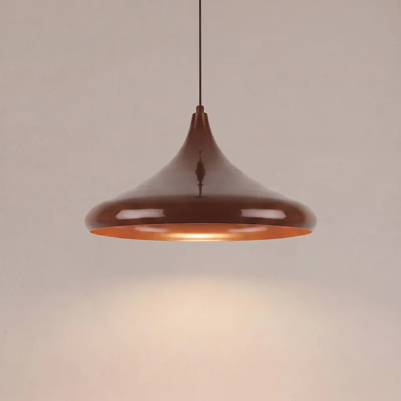 Żyrandol Eysan, brązowy, Ø 35 cm, metal, E27