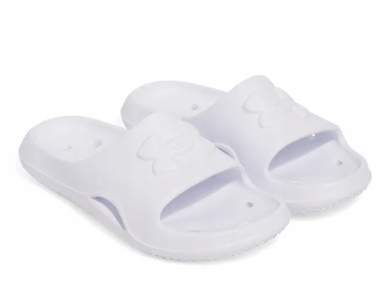 UNDER ARMOUR klapki damskie gumowe UA W Locker V SL białe (40.5)