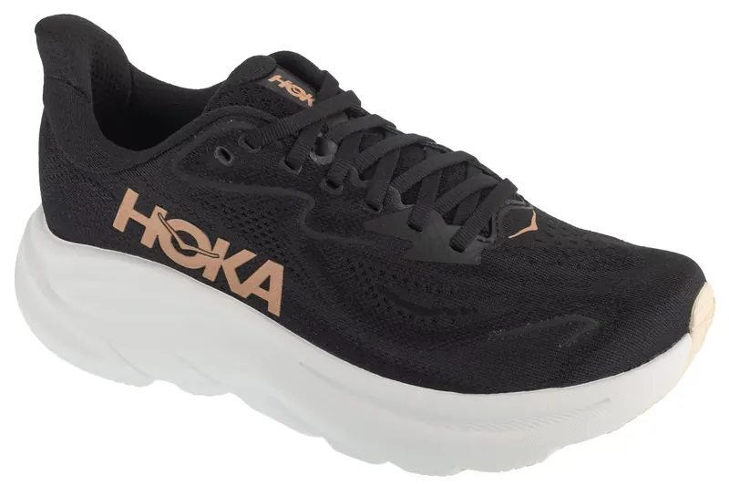 Hoka W Clifton 10 1162031-BRGL, Damskie, Czarne, buty do biegania, tkanina, rozmiar: 39 1/3