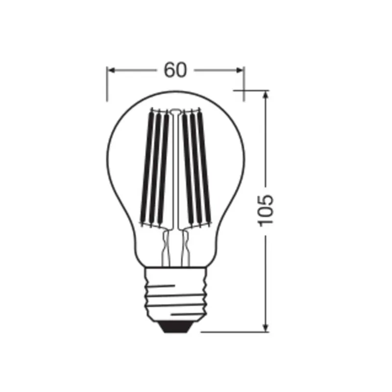 OSRAM LED Classic, żarnik, E27, 7,2 W, 1 521 lm, 4000 K