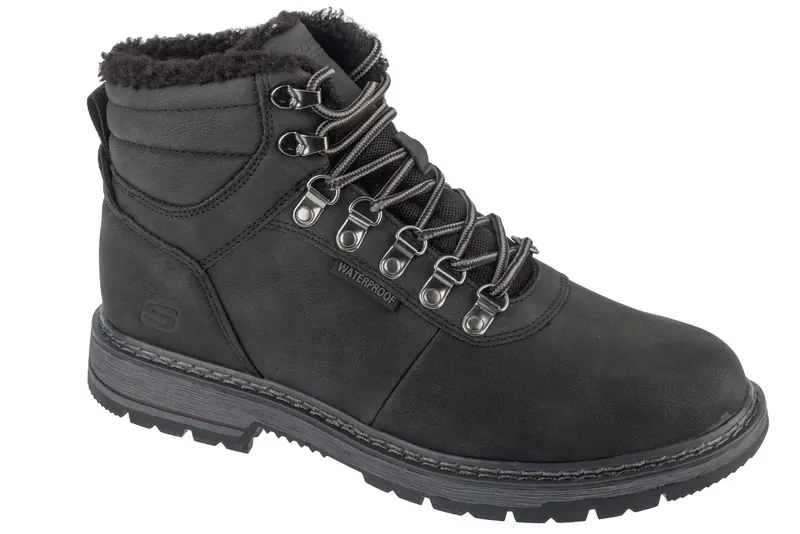 Skechers Corado - Memphis 205623-BLK, Męskie, Czarne, trapery, syntetyk, rozmiar: 46