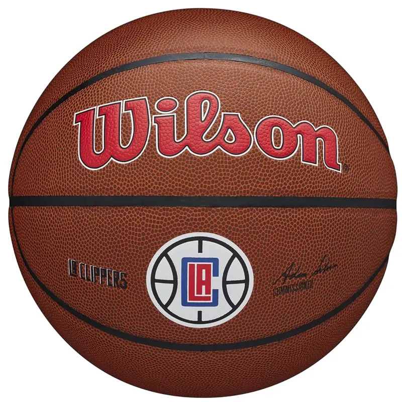 Wilson Team Alliance Los Angeles Clippers Ball WTB3100XBLAC, Unisex, Brązowe, piłki do koszykówki, Skóra kompozytowa, rozmiar: 7